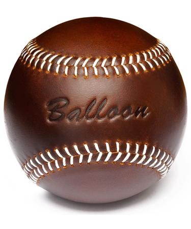 The Balloon massage ball made of leather brown small 6 cm diameter - fascia ball in a cotton bag individually or as a set - Buy Online on GoSupps.com