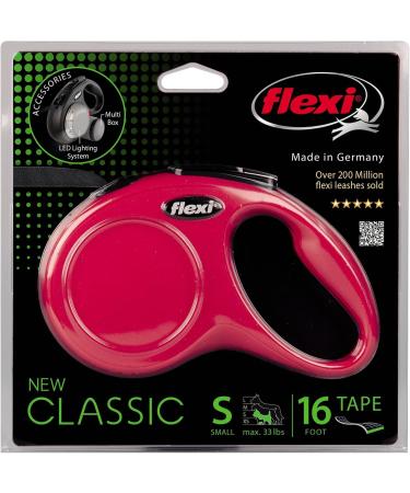 Buy Flexi Retractable Dog Leash 4.6m Small Red - Best for Small Dogs | International Shipping Available - Buy Online on GoSupps.com