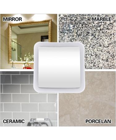 Glam Hobby 10X Magnifying Lighted Makeup Mirror - Daylight LED, Compact & Portable Square Vanity Mirror - Buy Online on GoSupps.com
