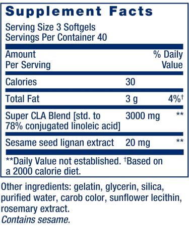 Buy Life Extension Super CLA Blend - Gluten Free Non-GMO Weight Management Supplement | 120 Softgels - Buy Online on GoSupps.com