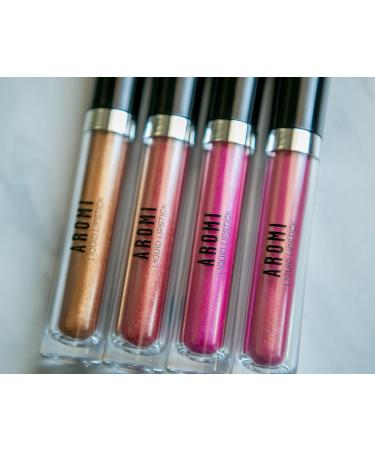 Aromi Metallic Matte Liquid Lipstick - Shimmery Finish | Vegan & Cruelty-free | Long-Lasting (Gold Digger) - Buy Online on GoSupps.com