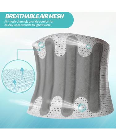 DARLIS Back Brace for Lower Back Pain Relief | Breathable Lumbar Support Belt for Herniated Disc Sciatica & Scoliosis | Pain Relief for Men & Women - Buy Online on GoSupps.com