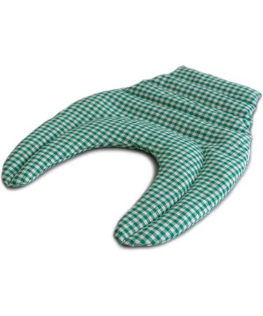 Green-White Wheat Grain Neck Pillow with Back Support | Comfort & Heat Therapy - Buy Online on GoSupps.com