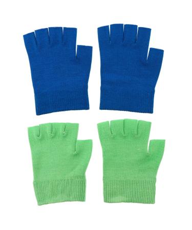 Healeved 6 Pairs Gel Gloves Half Finger Gloves Skin Care Gloves Fingerless Sleeping Gloves Dry Hand Gloves Moisturizing Gloves Moisturizing Hand Gloves Miss at Night Knitting Lotion