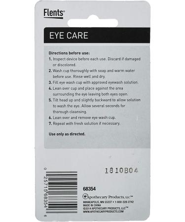 Flents Eye Wash Cup - Safely Remove Dirt, Eyelashes, and Irritants - White - Buy Online on GoSupps.com