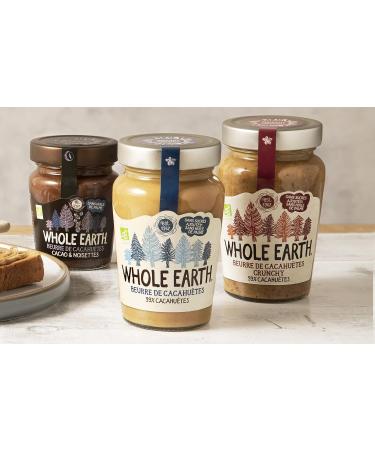 Whole Earth Organic Crunchy Peanut Butter - Protein Source - No Palm Oil and No Added Sugars - 1 Jar - 340g (Packaging May Va - Buy Online on GoSupps.com
