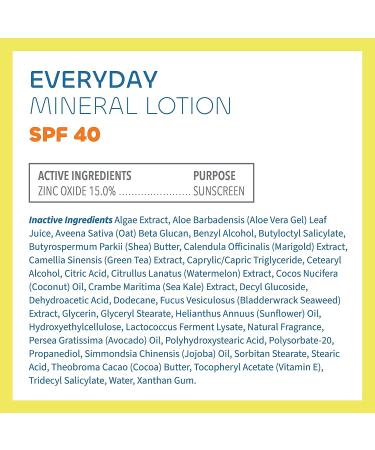 Seaweed Bath Co. Mineral SPF 40 Sunscreen Lotion - 3.4 oz | Broad Spectrum, Vegan, Paraben-Free - Buy Online on GoSupps.com