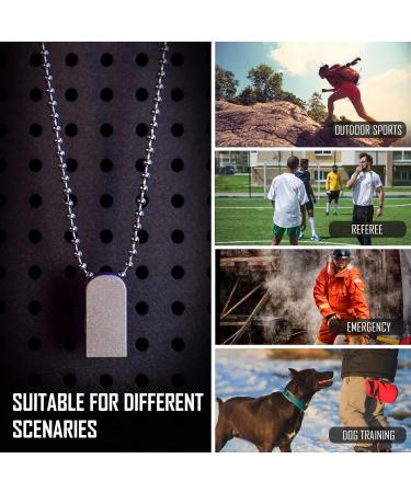 KeyUnity Titanium Emergency Whistle - EDC Loud Signal Whistle for Outdoor Camping Hiking & Training | International Shipping Available - Buy Online on GoSupps.com