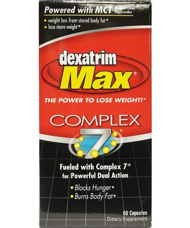 Dexatrim Max Complex-7 Stacker 2 | 60 Capsules - Weight Loss & Fat Burner with 7 Healthy Ingredients for Energy & Appetite Control - Buy Online on GoSupps.com