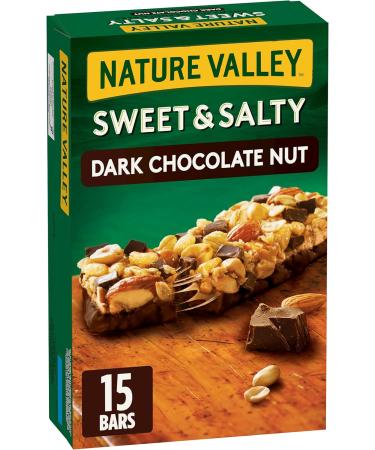 Nature Valley Sweet & Salty Dark Chocolate Nut Granola Bars 15 Count & Sweet & Salty Peanut Granola Bars 15 Count - Buy Online on GoSupps.com