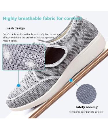 Orthopedic Diabetic Shoes for Men - Extra Wide Width Adjustable Walking Sneakers for Elderly - Orthofeet with Air Cushion Support - Buy Online on GoSupps.com