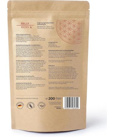 PAWKICK Belly-Kicks Cat 200g | Promote Feline Well-being & Digestive Health - International Shipping Available - Buy Online on GoSupps.com
