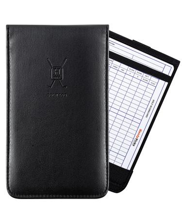 Handy Picks Leather Golf Scorecard Holder | Yardage Book Cover | Scorecard n Pencil Included Black - Buy Online on GoSupps.com