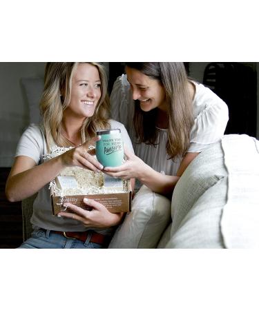 Relaxing Spa Gift Box for Women - Thank You Gifts for Teacher, Nurse, Employee - Encouragement Care Package with Mint Tumbler - 5 Piece Bath Set - Buy Online on GoSupps.com