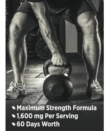 Longjack Tongkat Ali 1600mg - Natural Boost for Energy & Stamina - 120 Capsules - Buy Online on GoSupps.com