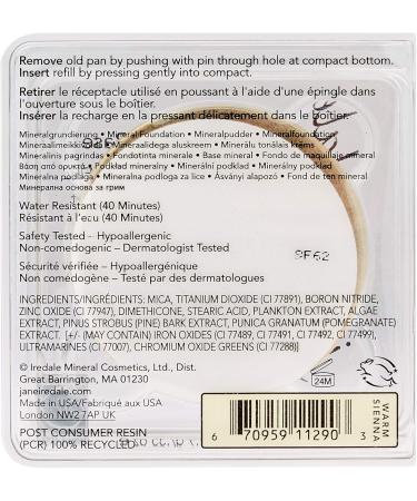 Jane Iredale Pure Pressed Base Mineral Foundation Recarga Warm Sienna  - Buy Online on GoSupps.com