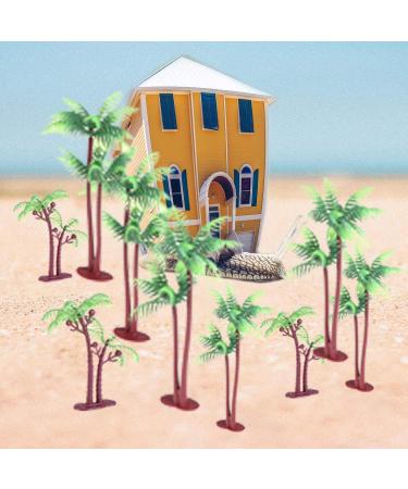24 Pieces Palm Tree Green Coconut Tree Cupcake Topper Coconuts Cake Decorations Tree Coconuts Cupcake Topper Building Model Landscape(3.15 inch-20 Pieces 5.5 inch-4 Pieces) - Buy Online on GoSupps.com