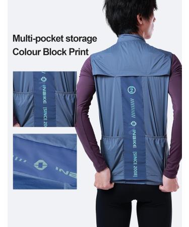 Inbike Light Windproof Reflective Vest for Men & Women - Sleeveless Bicycle Jacket for Running Racing & Outdoor Sports - Summer Breathable & Lightweight - Buy Online on GoSupps.com