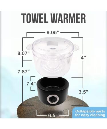 JJ CARE Hot Towel Warmer & Steamer - Portable Spa Towel Warmer for Facials & Massages - Fast Heating, 178F in 10mins - Salon & Barber Shops - Buy Online on GoSupps.com