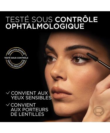 L'Or al Paris - Million Lash Volume Mascara - Panoramic Look & Multiplied Lashes - Ultra-Flexible Formula - Clump-Free - Panorama - Shade: All Night Black (Intense Black) - Buy Online on GoSupps.com