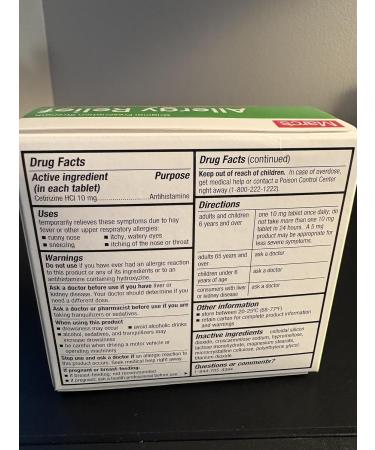 Allergy Relief Indoor & Outdoor ALLERIES 24 Hour 30 Tablets - Buy Online on GoSupps.com