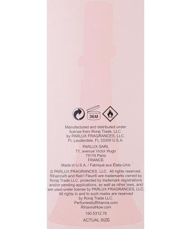 Rihanna Reb'L Fleur Eau de Parfum Spray for Women Mini 1 Fluid Ounce 1 Fl Oz (Pack of 1) - Buy Online on GoSupps.com