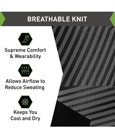 Arm Compression Sleeve Medium 2 Pack for Men and Women - Pain Relief for Tendonitis, Golf, Tennis, Weightlifting - Breathable Knit Design - Comfortable Compression Brace - Buy Online on GoSupps.com