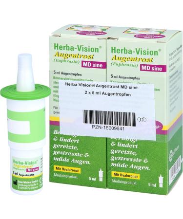 Herba-Vision Eyebright MD Eye Drops - 10ml | Soothing Eye Relief for All | International Shipping - Buy Online on GoSupps.com