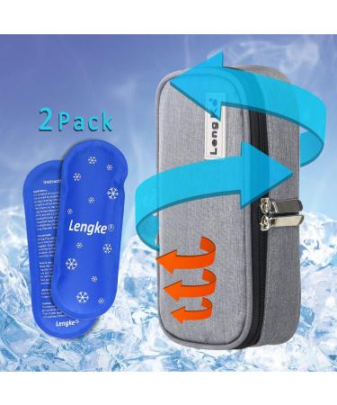 YOUSHARES Insulin Travel Case - Insulated Medication Cooler Bag with Ice Packs - Buy Online on GoSupps.com