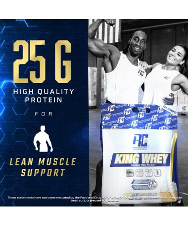 Ronnie Coleman Signature Series Whey Protein Powder - Vanilla Frosting Flavor 10 lbs | Low Sugar Pre Workout Shake for Lean Muscle Support | Available Internationally - Buy Online on GoSupps.com