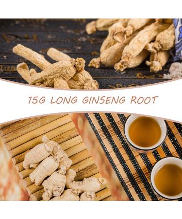 8 Years American Ginseng Root - Wisconsin Ginseng Root 15g Long American Ginseng Hand-Picked and Selected American Ginseng Root for Soup Porridge Tea Etc. 1 lb - Buy Online on GoSupps.com