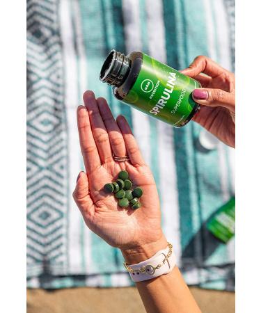 MRM Spirulina 180 Vegan Tablets - Nutrient-Rich Superfood for Energy & Wellness - Buy Online on GoSupps.com