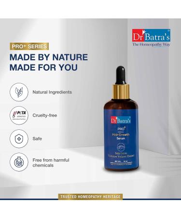 Dr Batra s Pro+ Hair Growth Serum 50 gm | Natural Hair Serum for Thicker Healthier Hair - International Shipping Available - Buy Online on GoSupps.com