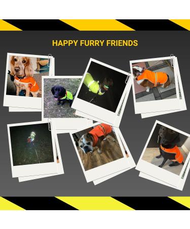 My Furry Friend Dog Safety Vest High Vis/Hi-Vis | Highly Reflective Lightweight Cotton Dog Jacket | Keep Your Dog Safe Visible From Cars Cyclists Hunting Accidents | 3 Sizes (S/M/L) | (Medium Yellow) Medium Yellow - Buy Online on GoSupps.com