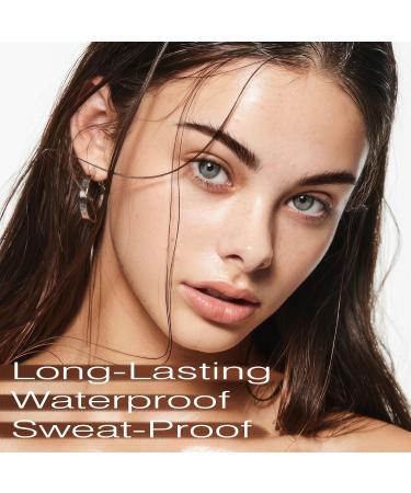 Eyebrow Stamp Stencil Kit - Waterproof Long-Lasting Brow Shaping with 24 Reusable Stencils - Perfect Natural Light Brown Eyebrows - Buy Online on GoSupps.com