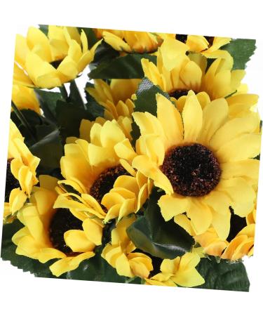 Zerodeko 3pcs Sunflower Home Decoration Botanical Decor Faux Floral Arrangements Sun Flowers Home Decor Plant Decorations Artificial Bouquet Layout Flowers Fake Bouquet Silk Flower Wedding As Shown Medium - Buy Online on GoSupps.com