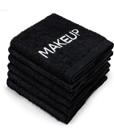 Kaufman 100% Cotton Reusable Makeup Remover Face Washcloths (6 Pack) - 13in x 13in Ultra Soft and Absorbent - Buy Online on GoSupps.com