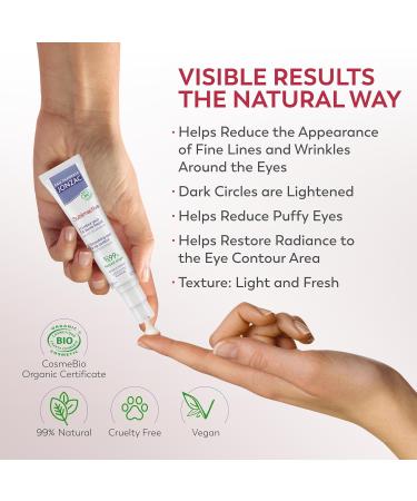 Sublimactive Organic Anti-Aging Eye & Lip Cream | Natural Skin Care for Fine Lines Puffy Eyes & Dark Circles | Safe for Sensitive Skin | 0.5 fl oz - Buy Online on GoSupps.com