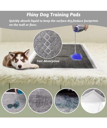Fhiny Rabbit Pee Pads 100ct - Disposable Charcoal Bunny Pads for Dogs, Cats, Small Pets - Leak-Proof & Super Absorbent Potty Training Pad - 13 x 18 inches - Buy Online on GoSupps.com
