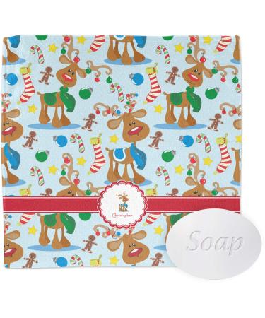 YouCustomizeIt Personalized Reindeer Washcloth