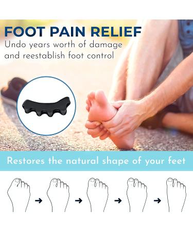 Foot Pain Relief: Toe Separators for Functional Fitness Athletes - Plantar Fasciitis, Bunions, Crossfit - Fix Feet & Toes - Buy Online on GoSupps.com