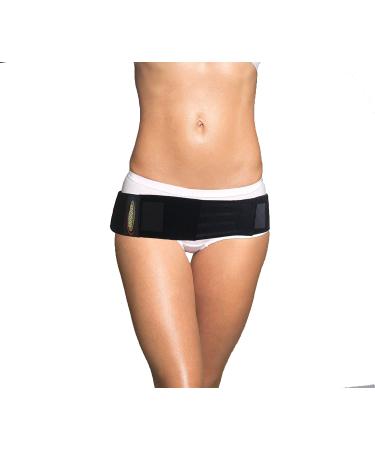 Maxar Sacroiliac Joint Lower Back Pain Relief Belt - Compression Support for Pelvis - Large Black - International Shipping Available - Buy Online on GoSupps.com