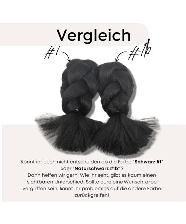 Synthetic Hair for Braiding Braids Extensions for Hair Extensions Ideal for Rastas and Twists Braiding Hair for Women and Men for Thickening Hairpiece for Braid (Black) - Buy Online on GoSupps.com