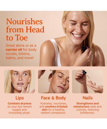 Bella Terra Oils Pure Rosehip Seed Oil - 1 Gallon | Nourishing Hydrating & Rejuvenating | Pack of 10 (12.8 Fl Oz) | Enhance Skin & Hair Health - Buy Online on GoSupps.com