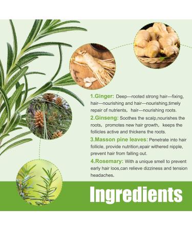 Rosemary Hair Oil(60ml) Rosemary Oil for Hair Growth Diluted Rosemary Essential Oils for Hair Loss & Skin Care Strengthens Hair Nourishes Scalp Hair Loss Improve Oil for Women and Men - Buy Online on GoSupps.com