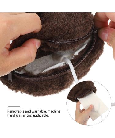 USB Electric Heating Slippers - Heated Winter Shoes for Adults - Black Medium Foot Warmers - Buy Online on GoSupps.com