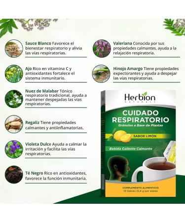 HERBION Naturals herb granules with natural lemon flavor 10 bags 24 pieces with 10 bags each - Buy Online on GoSupps.com