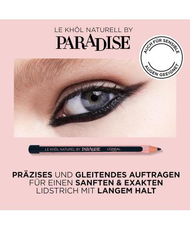 L'Or al Paris Kajal 107 Deep Sea Blue - Long-Lasting Smudge-Proof Eye Kh l - 1.2g Paradise Le Kh l Naturell - Buy Online on GoSupps.com