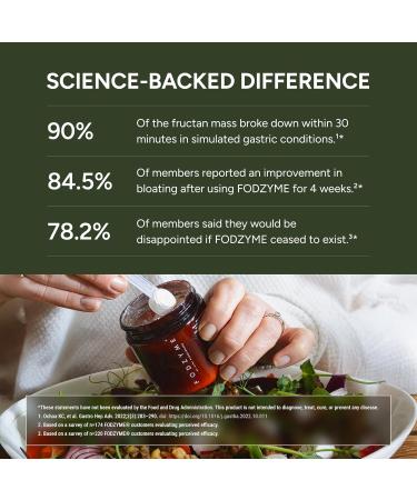 FODZYME On-The-Go Digestive Enzymes for Gut Health, Relief for Bloating, Gas, Constipation, Diarrhea, Abdominal Pain, Low FODMAP, 30 Dose 30-DOSE ON-THE-GO KIT - Buy Online on GoSupps.com
