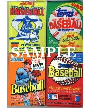 Lot of 60 Old Unopened Baseball Cards from Late 80s/Early 90s Packs - Buy Online on GoSupps.com